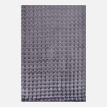 Crea Anthracite Cork Base Sized Rug 80X250 cm