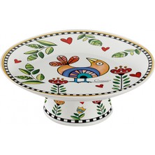 Egan Italy Cocoricò Cake Stand 27 cm x 10 cm Yellow