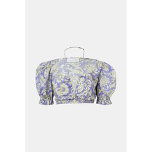 Ephemera Blue Patterned Blouse