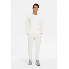 Vakko By Danıele Fıesolı Cream Casual Trousers