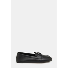 3 Juın Black Leather Shoes