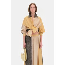 Vakko By Gentry Portofıno Beige Textured Shirt