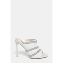 Rene Caovilla Rene Caovılla White Leather Slippers
