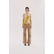 Bec & Bridge Bec & Brıdge Yellow Strappy Blouse