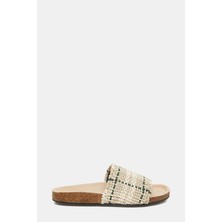 Jw Anderson Green Leather Slides