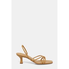 3 Juın Caramel Leather Shoes