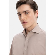 Vakko Melange Cotton Shirt