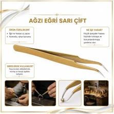 Ağzı Eğri Çift - Sarı Renkli