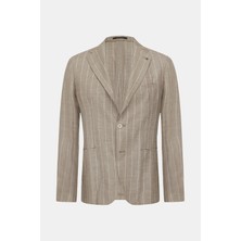 Vakko By Taglıatore Light Beige 2-Button Unlined Jacket