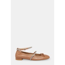Stuart Weitzman Stuart Weıtzman Camel Leather Ballet Flats