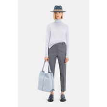 Eleventy Grey Striped Trousers