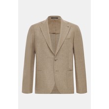 Vakko By Taglıatore Monopeto Half-Lined Wool Silk Jacket