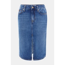 Jacob Cohen Navy Denim Skirt
