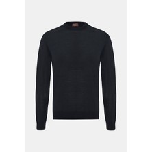 Vakko By Danıele Fıesolı Navy Crew Neck Knitwear