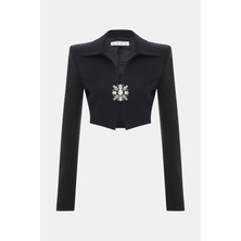 Area Black Wool Jacket