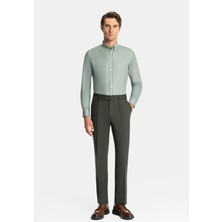 Vakko By Berwıch Single-Pleat Drawstring Elastic Waist Technical Wool Trousers