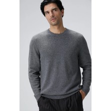 Network Limited Grey Melange Cashmere Knitwear