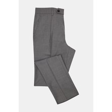 Vakko By Berwıch Grey Melange Trousers