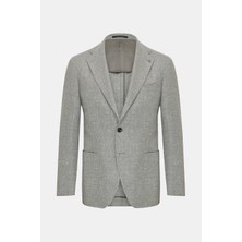 Vakko By Taglıatore Monopeto Half-Lined Wool Silk Jacket