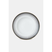 Vakko Piano Black&gold Soup Plate