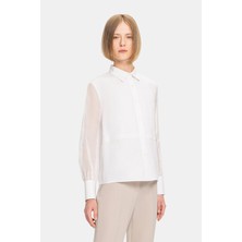 Vakko By Gentry Portofıno White Long Sleeve Shirt
