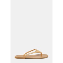 By Malene Birger By Malene Bırger Cream Leather Slippers