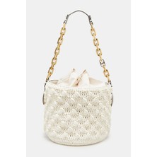 Ermanno Scervino Ermanno Scervıno White Knitted Bag