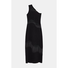 Cult Gaia Cult Gaıa Black Midi Dress