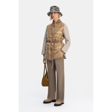 Vakko By Lorena Antonıazzı Camel Pea Coat