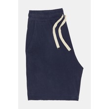 Vakko By Danıele Fıesolı Navy Cupro Shorts