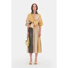 Vakko By Gentry Portofıno Beige Ombre Skirt