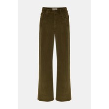Jacob Cohen Khaki Velvet Trousers
