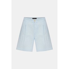 Vakko By 12O Lıno Bermuda Shorts