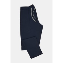 Vakko By Berwıch Navy Single-Pleat Trousers