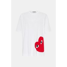 Comme Des Garçons Comme Des Garcons Play White T-Shirt