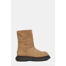 3 Juın Beige Suede Boots