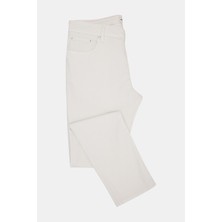 Jacob Cohen Ecru Five-Pocket Trousers