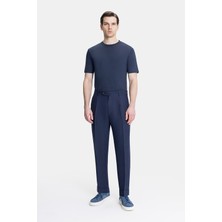 Vakko By PT01 Navy Trousers