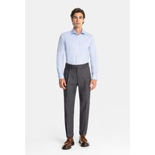 Vakko By Berwıch Single-Pleat Relaxed Fit Trousers
