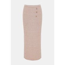 Alessandra Rich Alessandra Rıch Light Pink Silk Skirt