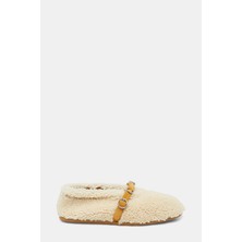3 Juın Ecru Ballet Flats