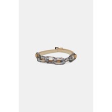 Fabiana Filippi Fabıana Fılıppı Beige Leather Belt