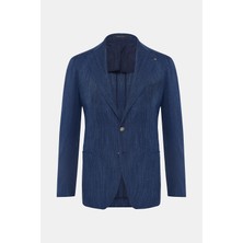 Vakko By Taglıatore Indigo 2-Button Half-Lined Jacket