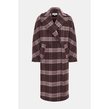 Helene Berman Burgundy Pea Coat