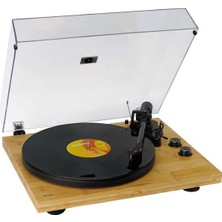 Lenco LBT-335 Ba Bamboo Body Bluetooth Turntable