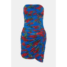 Magda Butrym Blue Mini Dress