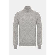 Vakko By Danıele Fıesolı Turtleneck Long Sleeve Cashmere Knit Sweater