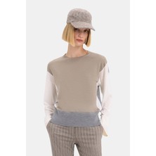 Vakko By Lorena Antonıazzı Beige Long Sleeve Blouse