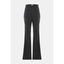 Vivienne Westwood Vıvıenne Westwood Anthracite Straight-Leg Wool Trousers