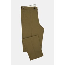 Vakko By Berwıch Dark Green Single-Pleat Trousers